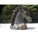 statue tête de cheval