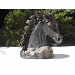 statue tête de cheval