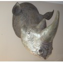 Réplique rhinocéros noir taille réelle.