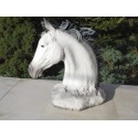 statue tête de cheval
