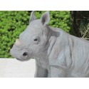 bébé rhinocéros en  resine