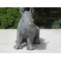 bébé rhinocéros en  resine