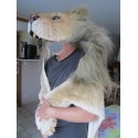 Peau de lion  , tigre, ours entier taille réelle