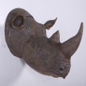 Réplique rhinocéros noir taille réelle.