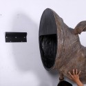 Réplique rhinocéros noir taille réelle.