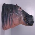 Réplique hippopotame en résine  taille réelle.