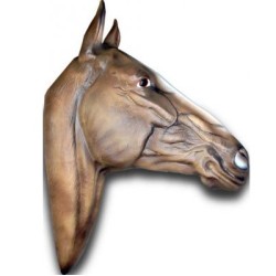 Trophée mural  tête de cheval taille réelle