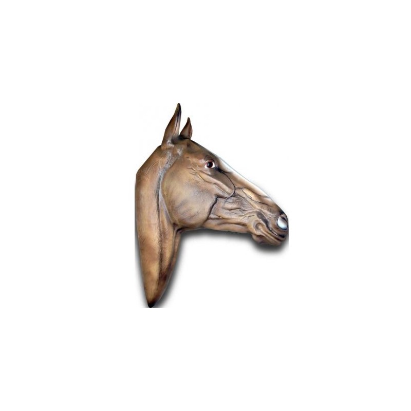 Trophée mural  tête de cheval taille réelle