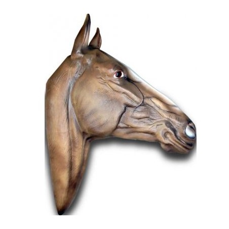 Trophée mural  tête de cheval taille réelle
