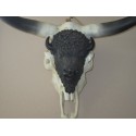 réplique crâne  bison  taille réelle en résine
