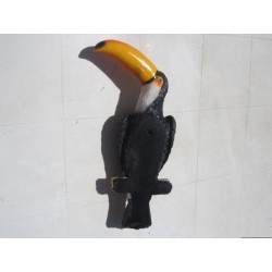 Réplique murale  toucan résine