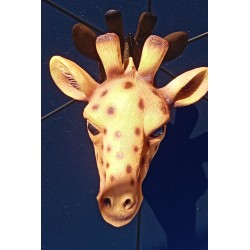 Réplique girafe en résine