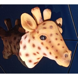 Réplique girafe en résine