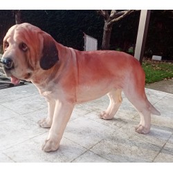 Statue chien Saint bernard